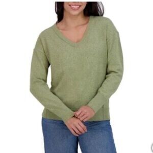 Lucky Brand Olive V-Neck Sweater NWT XXL